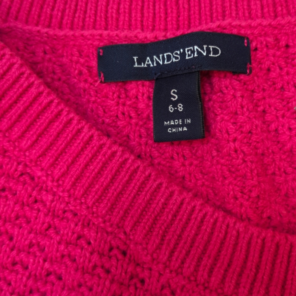 2 Sweaters Bundle, Land's End & Ellen Tracy, S, cotton, cozy, soft, long length - Picture 5 of 16